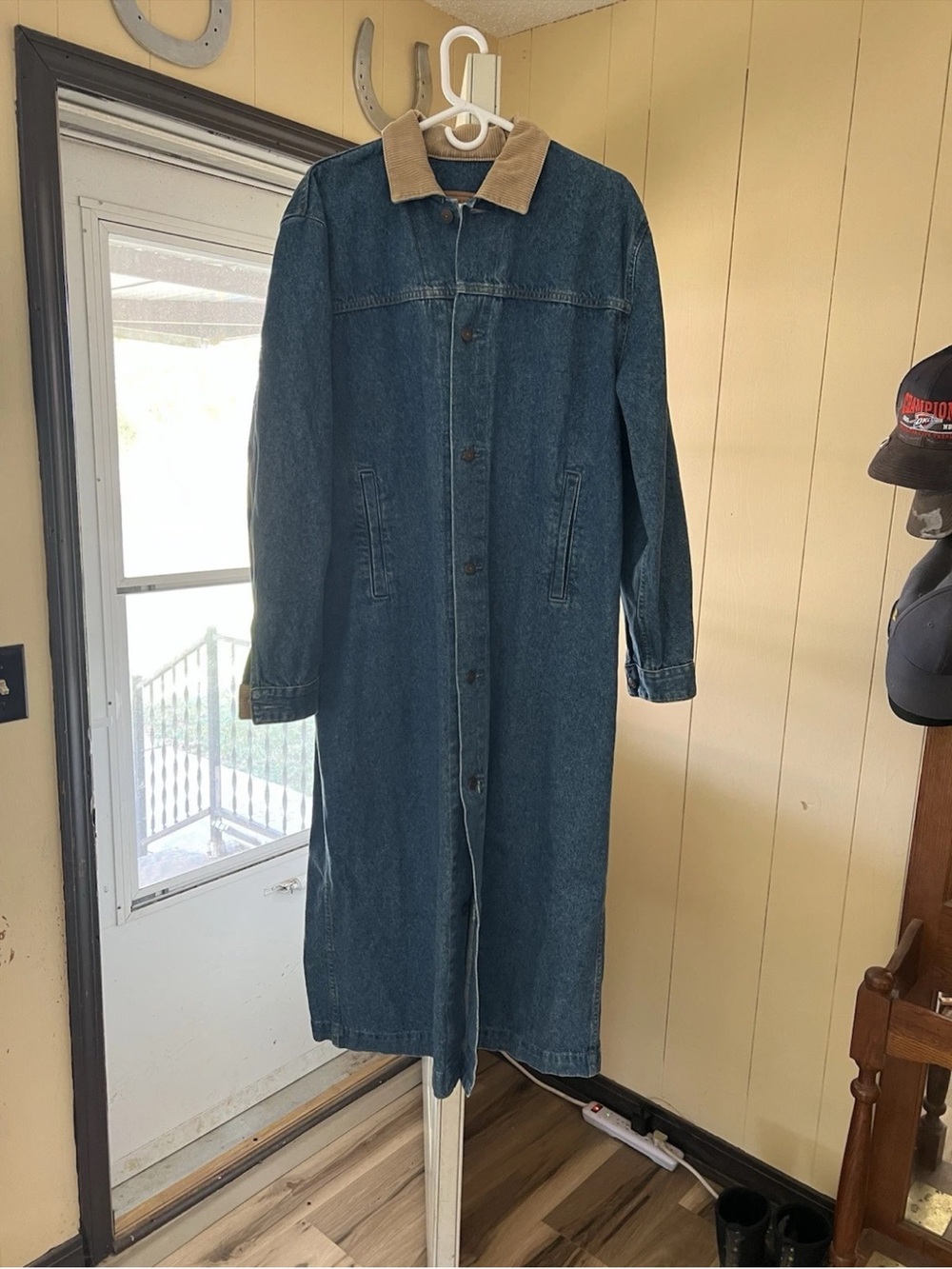 Vintage 1986 Levi’s 75070 Denim Duster Coat - Size Medium - Deadstock NWOT USA